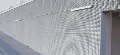 Lamellenrost Fassade